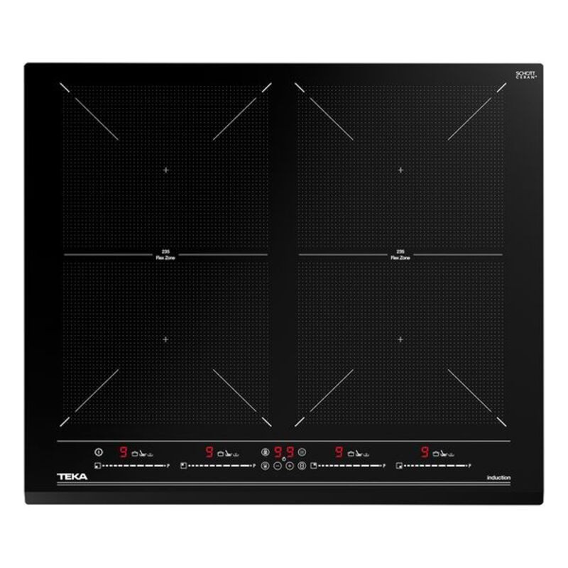 Placa De Inducci N Teka Izf Msp Cm Negro Zonas De Cocci N