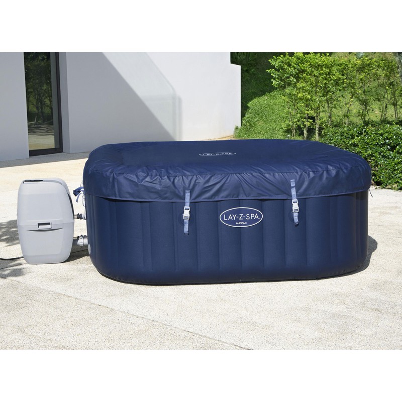 Bestway Lay Z Spa Opblaasbare Spa Hawaii Voor Personen Vierkant