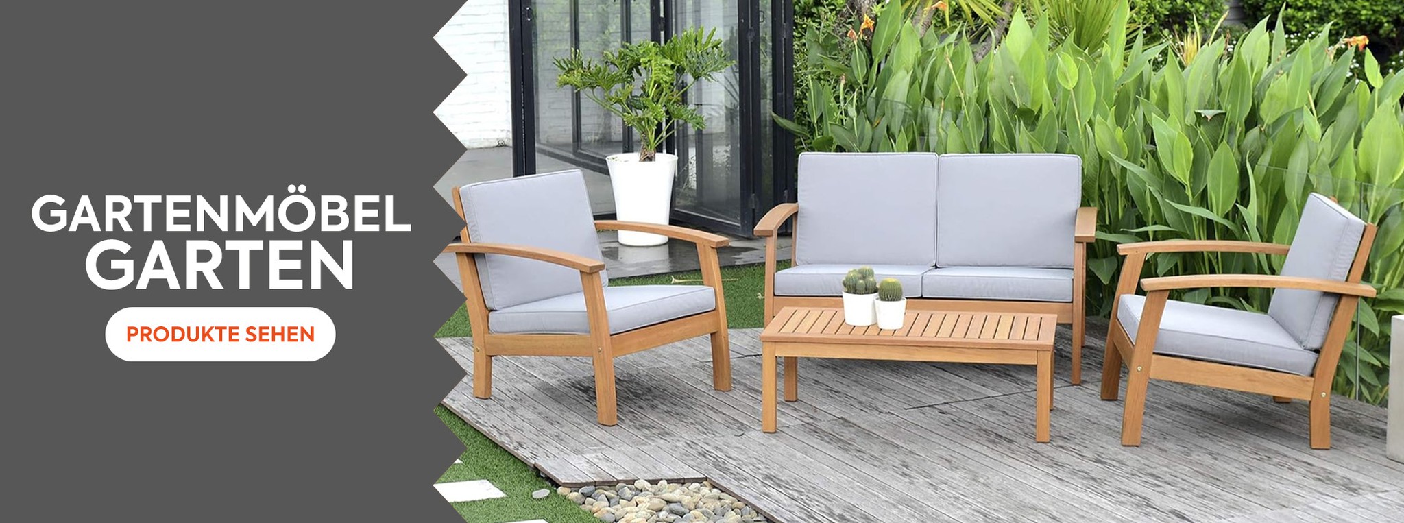 Entdecken Sie unsere Kollektion an Gartenmöbeln, um Ihr Zuhause diesen Sommer zu genießen
