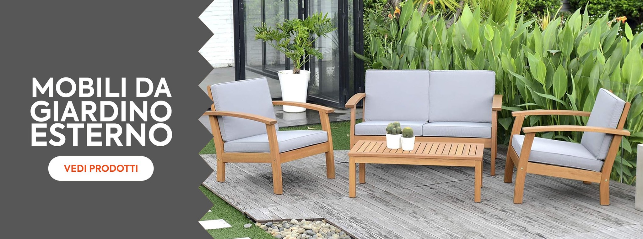 Scopri la nostra collezione di mobili da giardino per goderti la tua casa quest'estate
