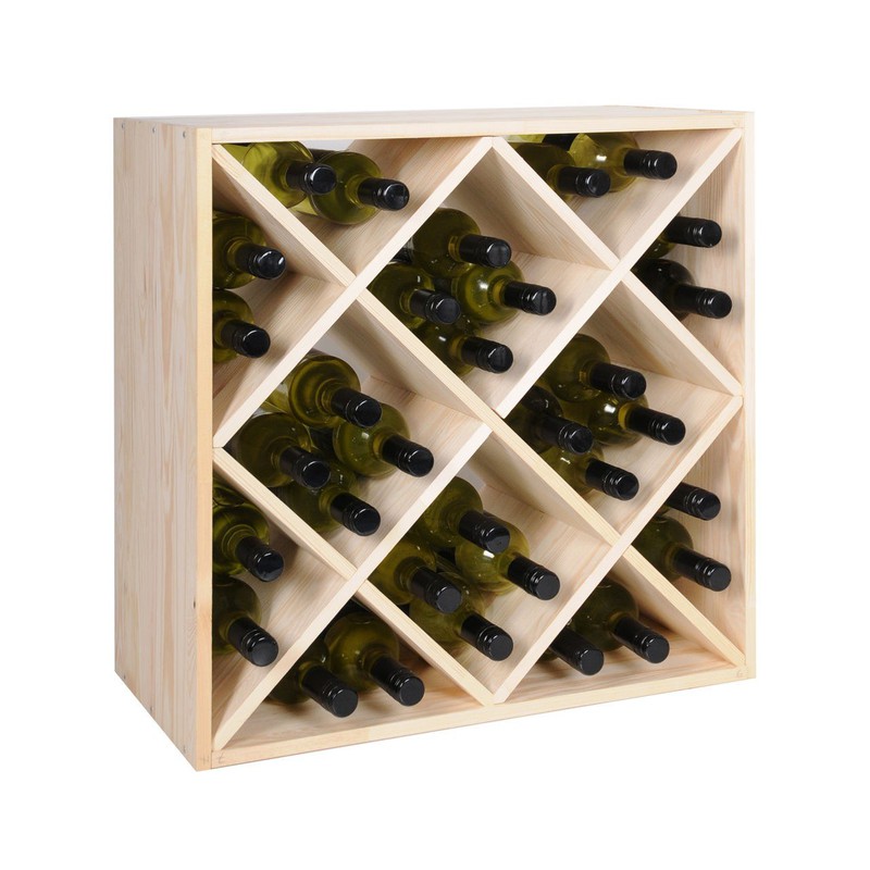 Make a bottle rack with pallets