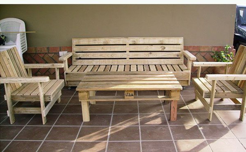 Carpenteria con pallet