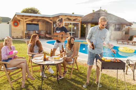 Een barbecue aansteken