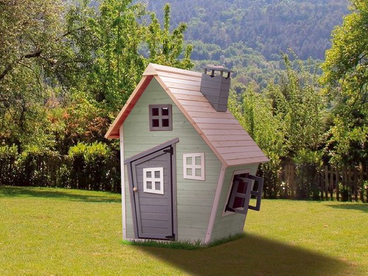 Decorate children's wooden houses