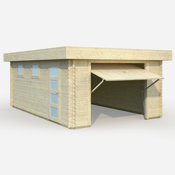 Garajes de madera prefabricados