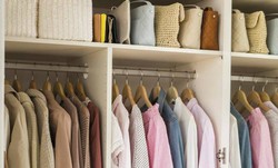 Interior organization of closets and dressing rooms