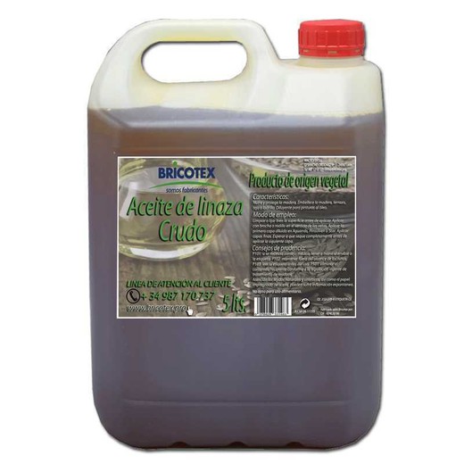 Linseed Oil for Crude Wood Bricotex