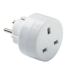 Adaptador Europeo-Ingles 13-16-250V Duo