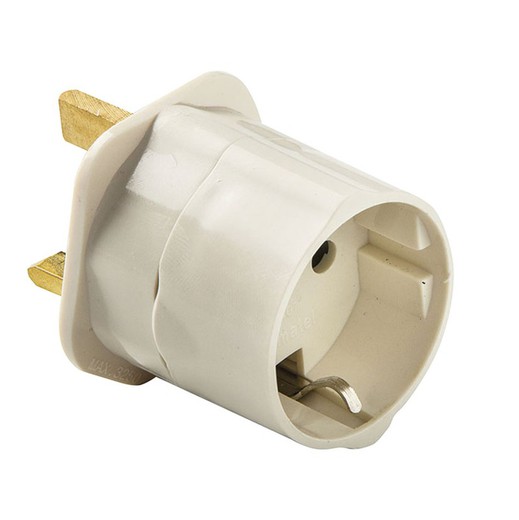 Engelsk-europæisk 10A-250V Duolec-adapter