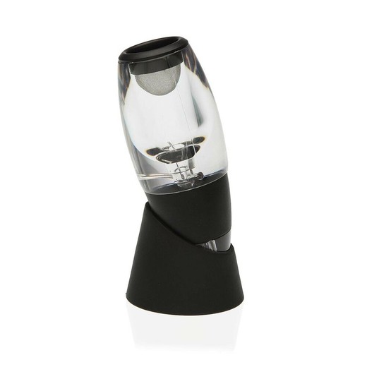 Black Transparent Plastic Wine Aerator