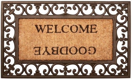 Doormat Welcome/Goodbye rectangular 45 X 75 cm Esschert Design