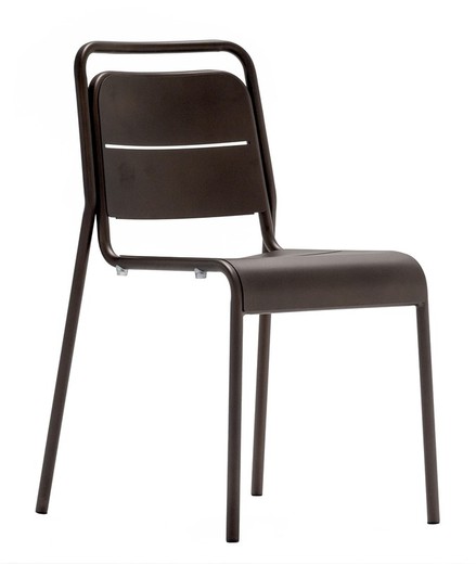 Zown Alma Bronze fixed chair 47.4 x 51.7 x 82.6 cm