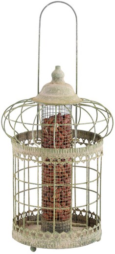 AM green squirrel proof nut feeder