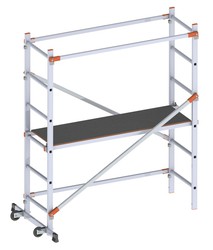 Aluminum scaffolding with Fast and Lock 100 quick anchor system