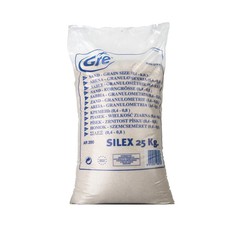 Sabbia silice 25 kg- granulometria 0,40-0,80