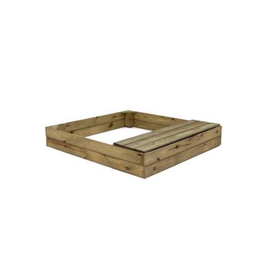 Arenero de madera Masgames KASSI con cajón-banco L