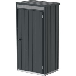 Duramax Palladium Metal Wardrobe 1 Anthracite Door 77X69X180 cm.