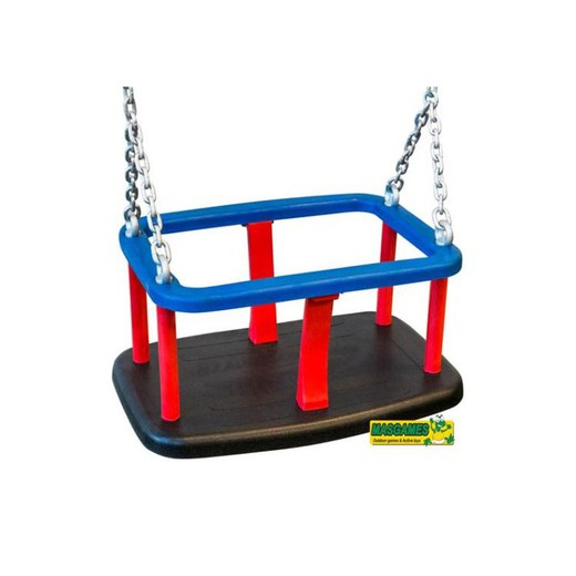 Asiento de bebé de caucho con cadenas MASGAMES Classic