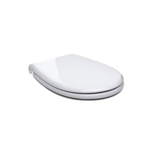 Sedile WC piatto bianco Tatay 35x4,5x47 cm