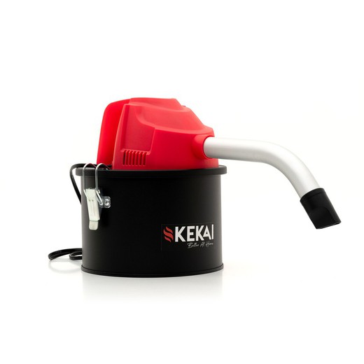 Støvsuger | Kekai Adriano Compact 4 liters askeblæser 600W vaskbart HEPA-filter og buet aluminiumsrør