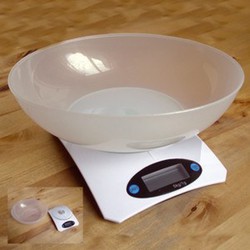 Digital kökskala med skål