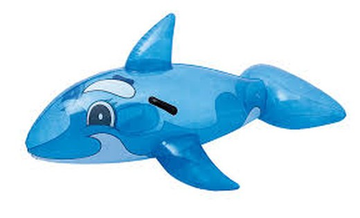 Children's Inflatable Whale 148x84x68 cm Blue Over 3 Years