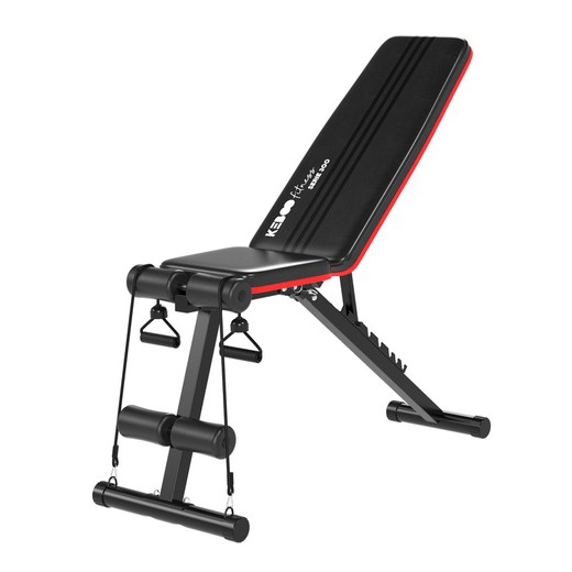 Keboo Fitness 500 Series Adjustable Weight Bench with 7 Multi-Exercise Positions 129.5x45x118 cm