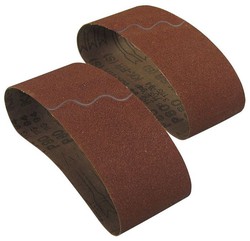 Aluminum oxide portable sanding belt - semi-friable grain (Pack of 10 units)