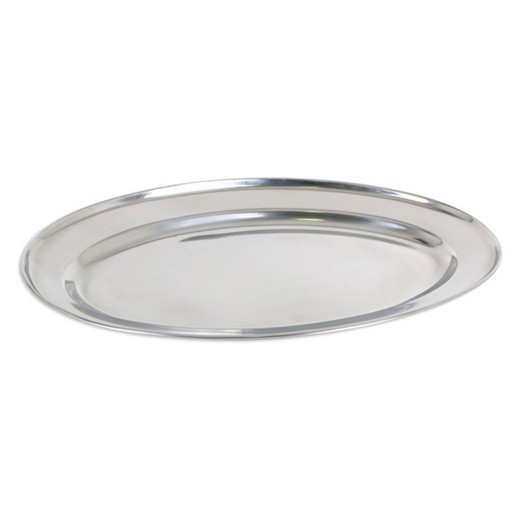 Bandeja de aço inoxidável oval Privilege QT (35 x 22,2 cm)