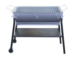 Flores Cortes houtskool- of houtbarbecue met gebogen lade van 87x50x82 cm.