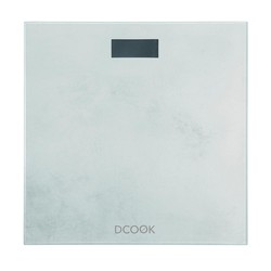 Cyfrowa waga łazienkowa Dcook Glass 28x28x2,5 cm biała