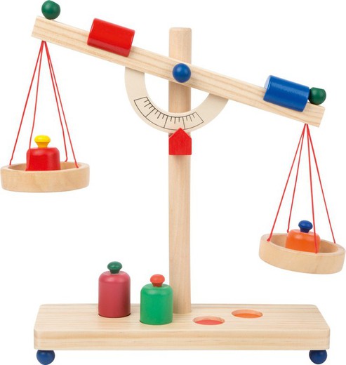 Petite Balance en Bois pour Enfant