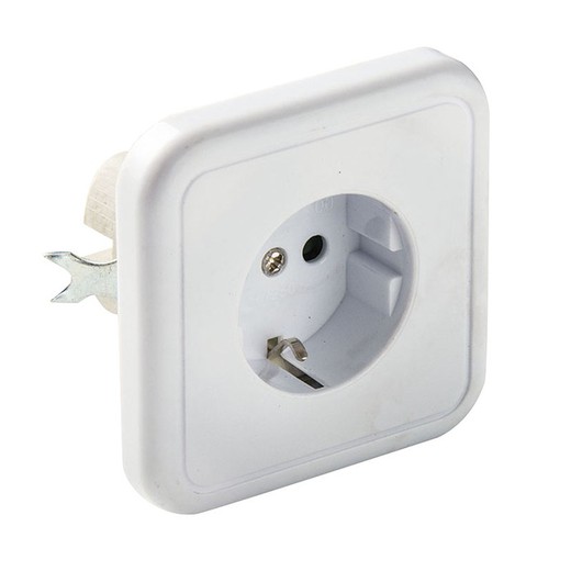 Recessed Porcelain Base 16A-250V Duole