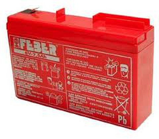Batterie 6V 7,5 AH 800004279 Feber 4,70 x 10,70 x 7 cm