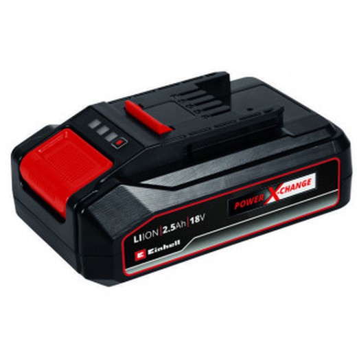 Pack Einhell Te-Cw 18 Skruvmejsel + 18V laddare + 18V 4Ah batteri + 18V 2,5Ah batteri + E-fodral skumfodral