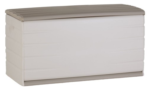 Malle en résine Plastiken Space-Saver de 120 cm en beige (120x61x53 cm)