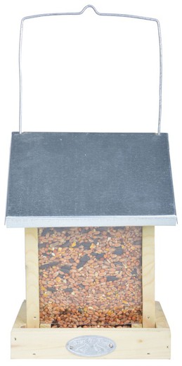 Bird hopper feeder seeds