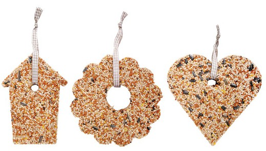 Semilla comprimida con alimento para aves Birdseed heart/house/wreath 15cm