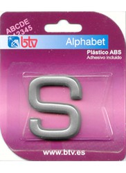 Blisterbuchstabe 'Ñ' Abs Silber BTV