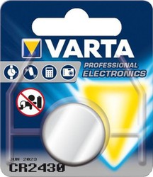1 enhed batteri CR-2430 VARTA Lithium 3V