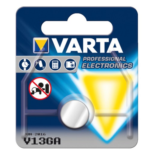 Batteries 1 unit V13GA VARTA Alkaline Electronics
