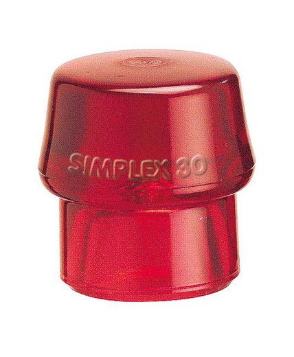 Red plastic jaw for Simplex mallets