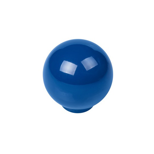 Boule ABS 29 mm. Bleu Foncé Brillant Herrajes Nesu