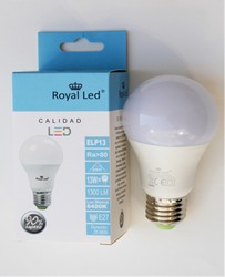 Standard Light Bulb Royal Led 13W E-27 6400K