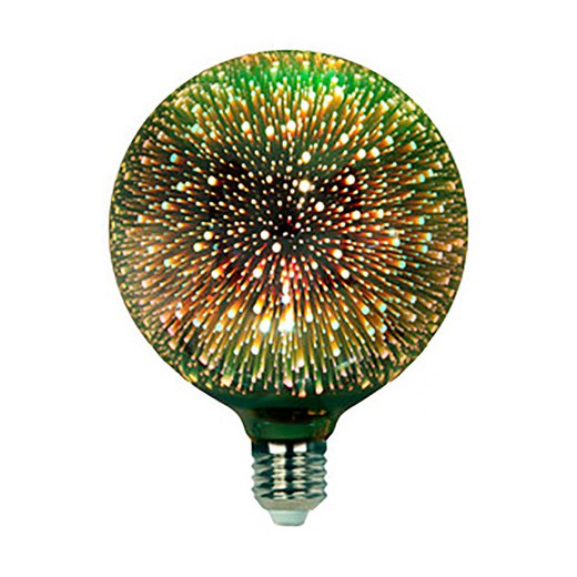 LED bulb 3D 4W green universe