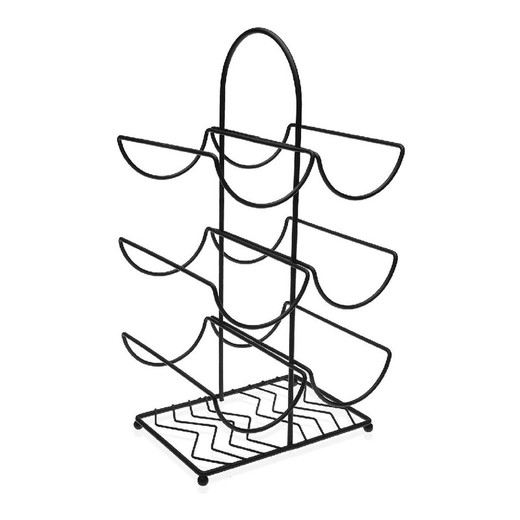 Metal bottle rack (17 x 37.5 x 20 cm)