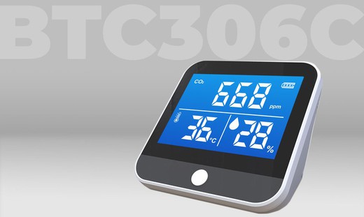 Monitor Medidor de CO² Tecna BTC306C