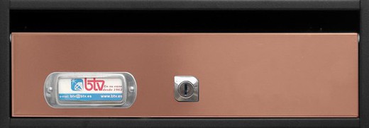 Aneto Schwarz-Bronze Mailbox G1 BTV