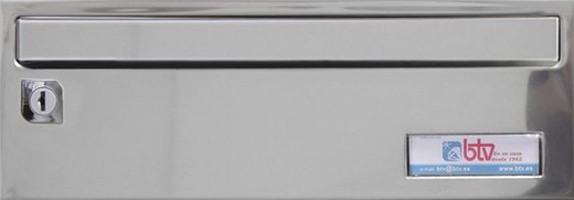 Blank Inox Mailbox 245X250X124 G1 BTV