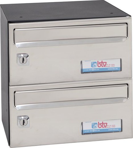 Shiny Inox Mailbox 245X250X124 G2 BTV